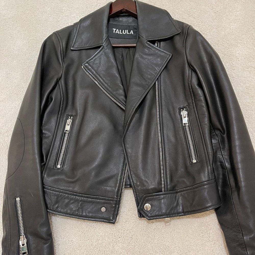 Artizia Talula leather moto jacket